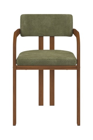 4 poltrone Elsa - Verde - Poliestere