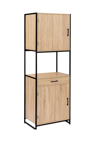 Credenza industriale 2 porte Memphis - 60 x 170 x 40 cm
