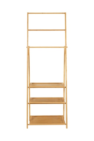 Scaffale portasciugamani Maya - Struttura in bambù -  53 x 31 x 152 cm