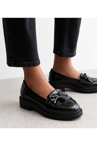 Mocassins envernizados - Preto