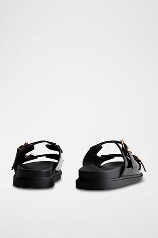 Mules envernizadas - Preto