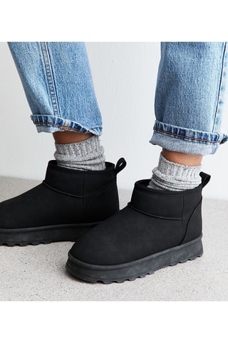 Botins forrados - Preto