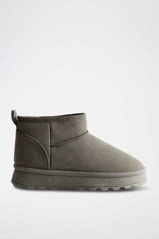 Botins forrados - Cinzento