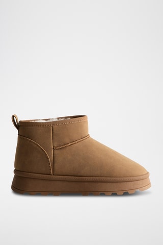 Botins forrados - Bege