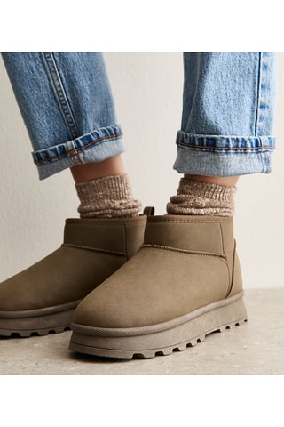 Botins forrados - Castanho