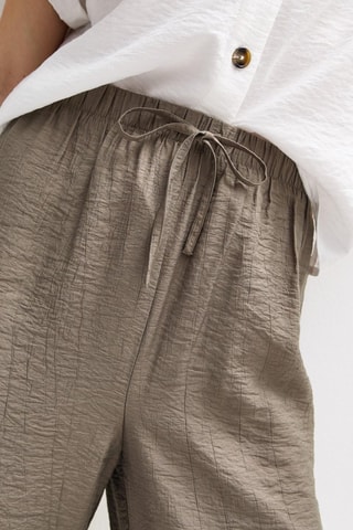 Pantalon wide legs - Kaki