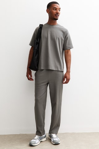 Pantalon straight - Gris