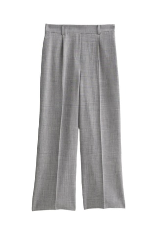 Pantalon wide legs - Gris
