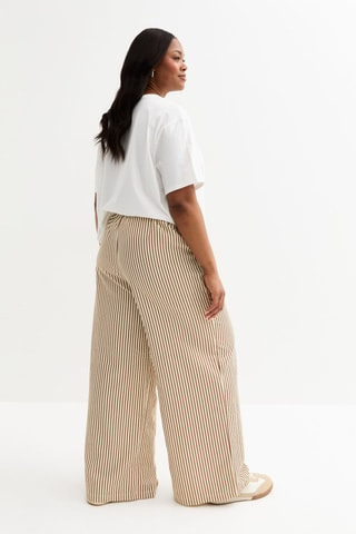 Pantalon wide legs - Marron