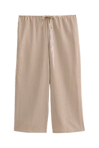 Pantalon wide legs - Marron