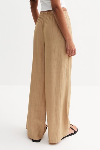 Pantalon wide legs - Camel