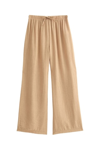 Pantalon wide legs - Camel
