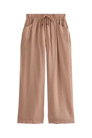 Pantalon wide legs - Beige