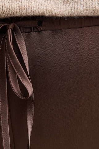 Pantalon wide legs - Marron
