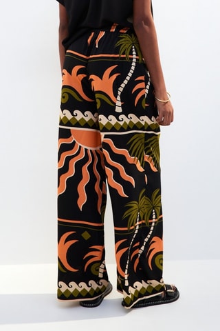 Pantalon wide legs - Noir