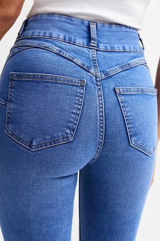 Jean taille haute - Bleu