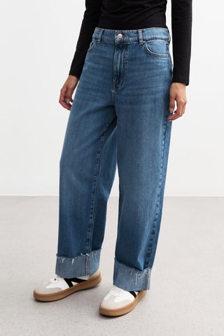 Jean wide legs - Bleu