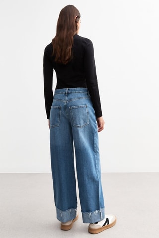 Jean wide legs - Bleu