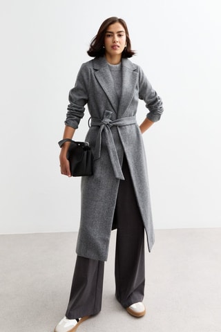 Gilet long - Gris