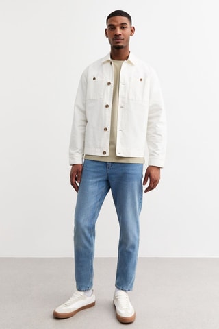 Veste regular - Ecru