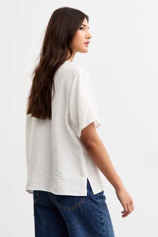 Chemisier relaxed - Blanc