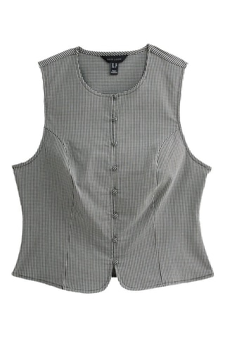 Gilet slim sans manches - Noir