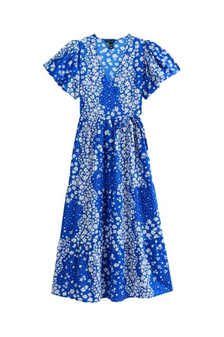 Vestido traçado - Azul