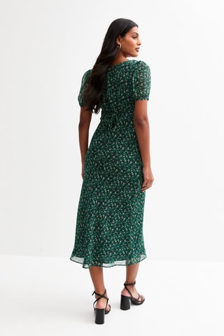 Robe midi - Vert