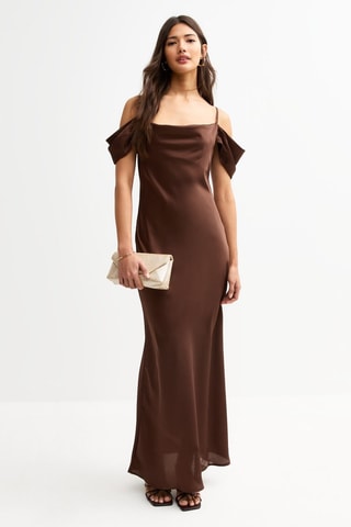 Robe longue - Marron