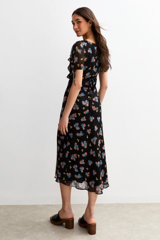 Vestido midi - Preto