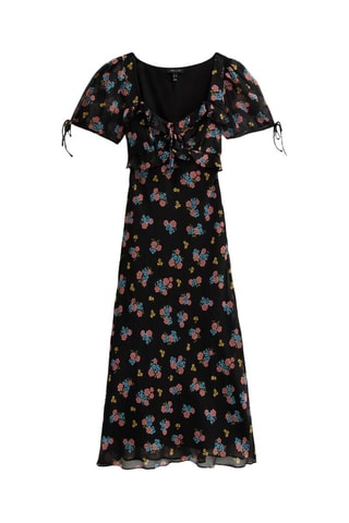 Vestido midi - Preto