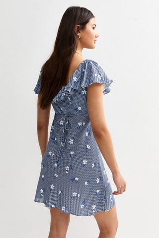 Vestido estilo patinadora - Azul