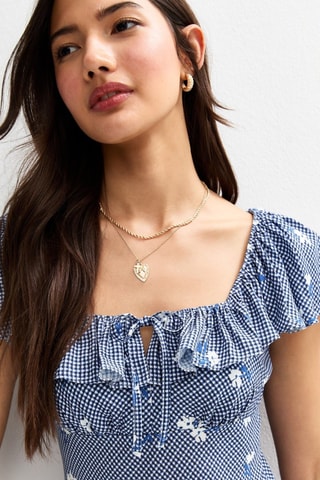 Vestido estilo patinadora - Azul