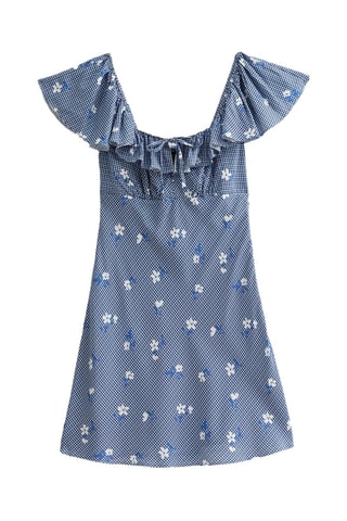 Vestido estilo patinadora - Azul