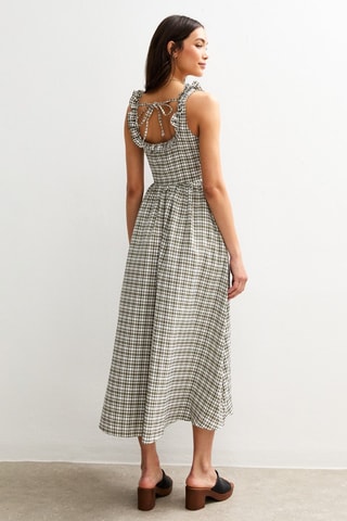 Vestido midi - Bege