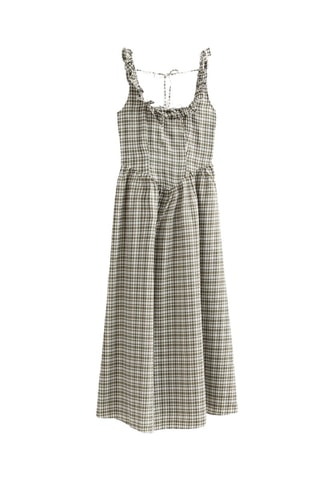 Vestido midi - Bege