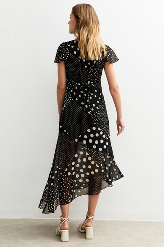 Vestido traçado - Preto