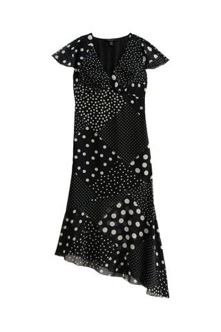 Vestido traçado - Preto