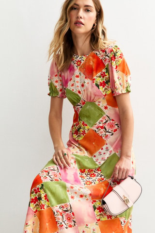 Robe midi - Rose