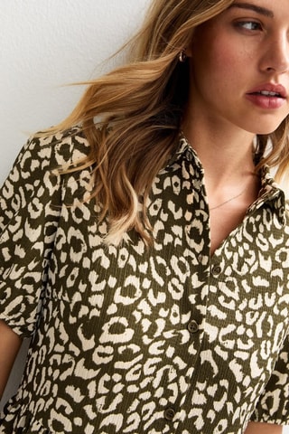 Blouse-jurk - Groen
