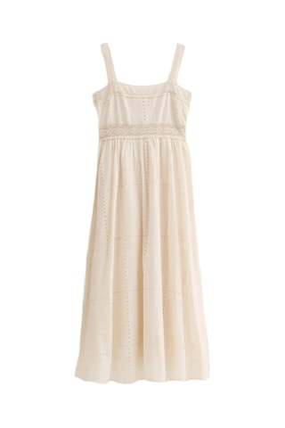 Robe longue - Crème