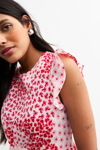 Robe midi - Blanc