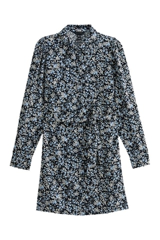 Vestido-camisa - Preto