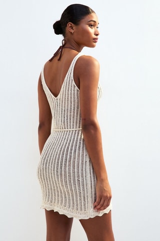 Robe de plage - Crème