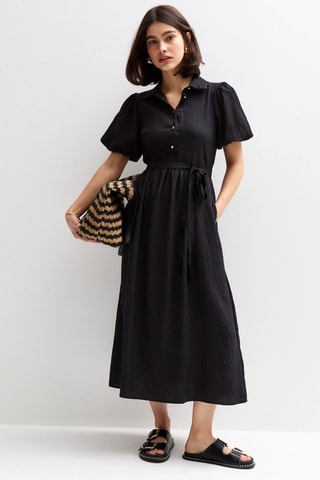 Robe chemise - Noir