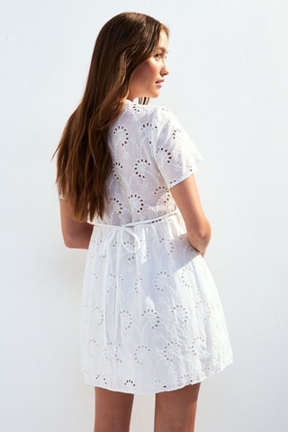 Vestido estilo patinadora - Branco