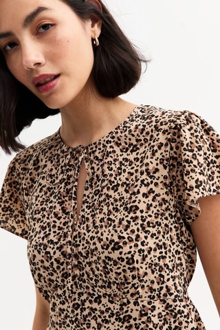 Robe trapèze - Beige