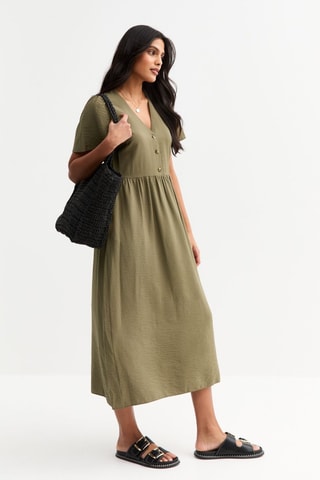 Robe midi - Kaki