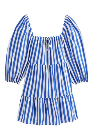 Robe volantée - Bleu