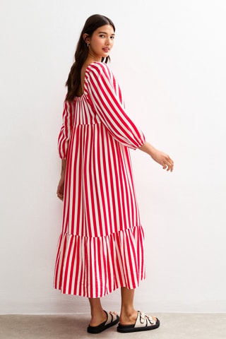 Robe midi - Rouge